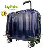 ราคา Bolom กระเป๋าเดินทางล้อลากหน้านูน 18 นิ้ว 4 หมุนรอบ 360° Polycarbonate+ABS Code PCA68016-6 (ฺNavyBlue) (1734505035566712532)