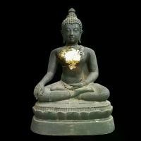 ราคา พระพุทธรูปเชียงแสน สิงห์หนึ่ง อายุ100ปี หน้าตัก9นิ้ว ปางมารวิชัย (1732140187299252594)