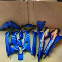 ราคา ♨ชุดสี wave100s เวฟ 100 ตัวเก่า สีน้ำเงินล้วน ติดลาย ปี2002 เฟรมรถ เวฟ110s ยกชุด13ชิ้น♧ (1735363008174195854)