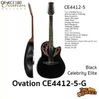 ราคา Ovation Guitar CE4412-5-G Black 12-String Acoustic Guitar กีต้าร์โปร่งไฟฟ้า 12 สาย หลังเต่า สี ดำ (1735547105464714743)