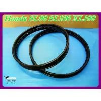 ราคา "BLACK" STEEL WHEEL RIM (17") size 17x1.60 For HONDA SL90 SL100 XL100 // วงล้อเหล็ก "สีดำ" ขอบ17 (1735299501171836454)