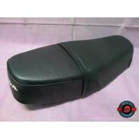 ราคา #เบาะมอเตอร์ไซค์ สีดำผ้าเรียบ For HONDA CG110 CG125 // “Black” Seat Motorcycle (1735123079775225679)