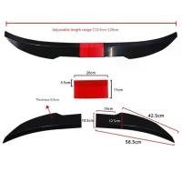 ราคา 【ใหม่】สปอยเลอร์ปีกหลังแบบ Trunk Tail ขนาด 115–129 ซม. ชุด 3 ชิ้น สำหรับ BMW, Tesla และ Toyota (1735019750604113132)