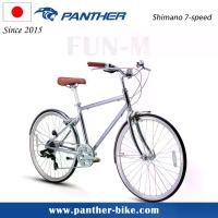 ราคา จักรยานไฮบริด PANTHER รุ่น FUN-M ออกแบบโดย Tokyo Bike โครงสร้างเฟรม CrMo แข็งแรงทนทาน ระบบเกียร์ชิมาโน่ 7 สปีด เหมาะสำหรับผู้สูงกว่า 160 ซม ดีไซน์เรียบหรู สไตล์ญี่ปุ่น (1732322066571233603)