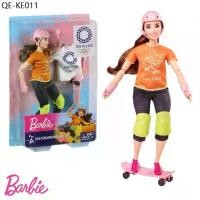ราคา ตุ๊กตาบาร์บี้ ลิขสิทธิ์แท้100% Barbie OLYMPIC GAMES TOKYO 2020 ชุด SKATEBOARDING (1735133091571075028)