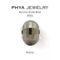 ราคา PHYA Pyrite Natural Stone Bead : บีดส์หินพญา - ไพไรต์ (1733462254504674751)