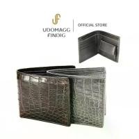 ราคา Udomagg&Findig อุดมเอก ฟินดิจ กระเป๋าสตางค์หนังจระเข้แท้เกรดA ส่วนหนังท้องขนาด2พับสั้น สูง10xยาว12CmรหัสAD077 (1735544994890286849)