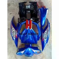 ราคา ♒ชุดสี เฟรม Honda click 110 i ฮอนด้า คลิก 110i click110i ครบชุด 7 ชิ้น รถปี 2008 สีน้ำเงินดำ♩ (1733430775611688516)