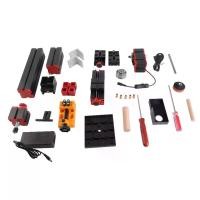 ราคา เครื่องกลึงขนาดเล็ก 9 in 1 เครื่องหม้อแปลงมอเตอร์อเนกประสงค์เครื่องจิ๊กซอว์ Sander Driller เครื่องกลึงโลหะพลาสติก เครื่องกลึงไม้เจาะขัดชุดเครื่องมือเครื่องเลื่อยกัด (1732714694403655312)