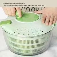 ราคา Vegetable Salad Spinner, Vegetable Washing Basket, Salad Spinner, 4L Vegetable Washing Machine (1733534734078412103)