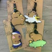 ราคา การ์ตูนลายการ์ตูน บอร์ดดิ้งพาส ป้ายห้อยกระเป๋า Capybara ป้ายชื่อสัมภาระ บัตรข้อมูล ป้ายกระเป๋าเดินทางเครื่องบินคาพิบาร่า ป้ายที่อยู่ บริการเช็คอินเครื่องบิน Kapibara Boarding PASS Tag ป้ายกระเป๋าถือ (