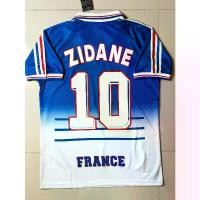 ราคา ใหม่!เสื้อฟุตบอลทีมชาติฝรั่งเศส พิมพ์ลาย ปี 1998 ดีไซน์ผสม Home & Away โดย FormD เสื้อกีฬา (1733282374652233286)