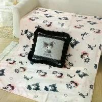 ราคา น่ารักเกินต้าน หมอนผ้าห่ม My Melody X Kuromi มาใหม่ ขนาดหมอน 45×45 cm ผ้าห่มขนาด 100×150 cm (1735440072016037089)