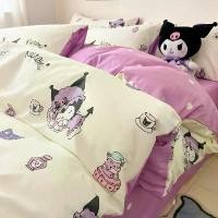 ราคา Sanrio ปี 2026 ชุดผ้าปูที่นอนเด็ก 4 ชิ้น Kuromi สำหรับเด็กชายและเด็กหญิง และชุดปลอกผ้านวม 3 ชิ้น My Melody (เฉพาะปลอกผ้านวมเท่านั้น) (1735084718966146176)