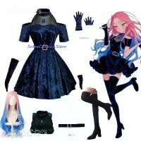 ราคา ชุดวิกผมคอสเพลย์, Mizi, R1, My Clematis, ชุดปาร์ตี้ฮาโลวีน, เสื้อผ้าบทบาทสมมุติ, ชุดเดรสกำมะหยี่สีน้ำเงินเข้ม, รองเท้า OTK (1732431009163413124)
