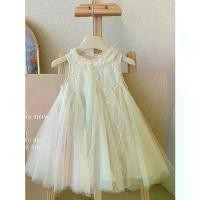 ราคา 2026 Princess Dress Summer Style Girls' Sleeveless Dress New Fashionable Children'S Lace Dress Baby Gown Girls' Tulle Dress (1734643373981795962)