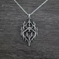 ราคา New Gothic Castle Necklace Across Borders European and American Punk Vintage Necklace Festival Gifts (1733693263882258395)
