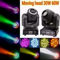 ราคา มูฟวิ่งเฮท มูวิ่ง,LED moving head 30w 60w ( รุ่นNEW มีไฟวงแหวนและรุ่นธรรมดา กดตัวเลือกเอา) ไฟดิสโก้เธค ไฟเธค ไฟปาร์ตี้ (1733754014025876697)