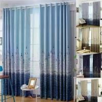 ราคา GuadankahaLB Castle Pattern Curtains, Blackout, Block Air Conditioning, Block Rooms, Block Uv (Many Sizes), Eyelet Curtains. (1734571629263946857)