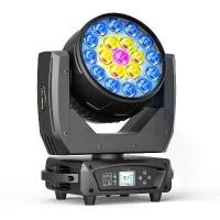 ราคา Flowwave ไฟเวทีมืออาชีพ Flowwave Moving Head 350W พร้อมระบบซูม Beam 19x15W RGBW ควบคุม DMX512 (1733037012633027715)