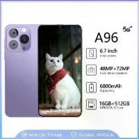 ราคา 2026 ใหม่ A96 4G/5G Phantoms V50 7.5“ HD+ โทรศัพท์มือถือ มือถือ รองรับ2ซิม Smartphone แรม16GB รอม1TB 6800mAh โทรศัพท์ถูกๆ มือถือราคาถูกๆ โทรสับราคาถูก โทรศัพท์ ถูกๆ ดี Mobile phone ส่งฟรี 5G โทรศัพท์