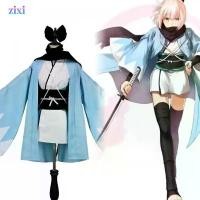 ราคา พร้อมส่ง ชุดกิโมโนคอสเพลย์ Sakura Saber Okita Souji Three Broken (1734755327254038092)
