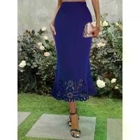 ราคา กระโปรงนางเงือกลูกไม้หรูหรา ปักลายดอกไม้ สีพื้น เหมาะสำหรับฤดูใบไม้ผลิ/ฤดูร้อน/ฤดูใบไม้ร่วง รองเท้าแตะสีดำมีสไตล์ กระโปรงปักลายดอกไม้ รายละเอียดลูกไม้ กระโปรงนางเงือก [COD] ท ร (1731951467635574332)