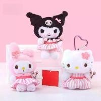 ราคา พวงกุญแจตุ๊กตา Sanrio Sakura My Melody Kuromi จี้ (1733778666819061151)