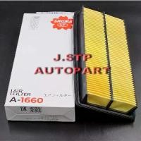 ราคา กรองอากาศ/ไส้กรองอากาศ Air Filter HONDA Accord เครื่อง3.0 (V6) G7 ปี 1998-2007 SAKURA จัดส่งจากกทม (1734474019649128306)