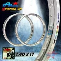 ราคา วงล้ออลูมิเนียม COM 1.40 X 17 Adventure Rim สีเงิน ขอบเรียบ ของแท้100% จำนวน 2 วง ล้อ COM ล้อคอมดาว วงล้อคอม ล้อขอบ17 (1735465036945458404)