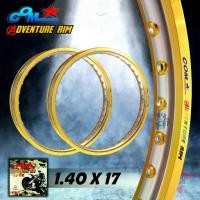 ราคา ♧วงล้อ COM 1.40 X 17 Adventure Rim สีทอง-เงิน ทูโทน ขอบเรียบ ของแท้100% จำนวน 2 วง ล้อ COM ล้อคอมดาว วงล้อคอม ล้อขอบ17✻ (1735084246929212945)