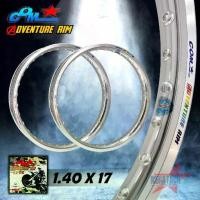 ราคา วงล้ออลูมิเนียม ล้อคอม COM 1.40 X 17 Adventure Rim ขอบเรียบ จำนวน 2 วง วงล้อคอม ล้อคอมดาว COM* ของแท้ ขนาด 1.40 ล้อขอบ17 (1735516379153532100)