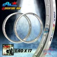 ราคา ✡วงล้ออลูมิเนียม COM 1.40 X 17 Adventure Rim สีเงิน ขอบเรียบ ของแท้100% จำนวน 2 วง ล้อ COM ล้อคอมดาว วงล้อคอม ล้อขอบ17♡ (1735084315993146488)