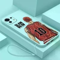 ราคา เคสโทรศัพท์, สำหรับ Xiaomi 11 Lite, Xiaomi 11, Xiaomi 11 Lite 5G และ 11 Lite 5GNE, การออกแบบ Hanamichi Sakuragi SLAM DUNK, ตัวป้องกันซิลิโคนเหลว, ผิวเรียบและกันกระแทก, ฝาครอบกันชน (1730601618889608158