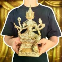 ราคา รุ่นนี้คนใช้เยอะมาก ท่านท้าวมหาพรหม งานทองเหลืองขัดผิว (กว้าง4นิ้ว สูง9นิ้ว)เหมาะบูชาในการตั้งศาลพระพรหมหรือตั้งบูชาที่บ้านก็เป็นมงคล D (1735455815234979689)