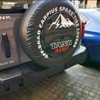 ราคา Great Wall Car WEY Tank 300 ประเภทถังทุ่มเทฝาครอบยางอะไหล่ที่กําหนดเองด้านหลังยางฝาครอบป้องกันหนากันน้ําชิ้นส่วนรถยนต์ กระจก บรรทุก (1735417600080446492)