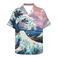 ราคา เสื้อยืด 3D สไตล์ฮาวาย ดีไซน์แวนโก๊ะ The Great Wave Off Kanagawa สำหรับผู้ชายและผู้หญิง (1732095678721984557)