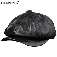 ราคา หมวกเด็กส่งหนังสือพิมพ์สีดำ, LA SPEZIA, สำหรับผู้ชาย, หนังวัวแท้, หมวกแปดเหลี่ยม, เหมาะสำหรับฤดูใบไม้ร่วงและฤดูหนาว, หมวกปากเป็ดวินเทจ, สไตล์เบเร่ต์ (1732236319238752160)