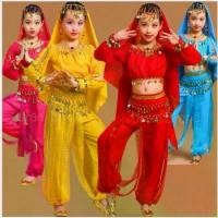 ราคา ( พร้อมส่ง ) เซ็ท 4 ชิ้น ชุดอินเดีย อาลาดิน ชุดเต้น ชุดแฟนซีเด็ก รุ่น A LA DIN Dancing ชุดอินเดียเด็ก ในตะเกียงแก้ว (1735440871102776345)
