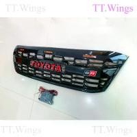 ราคา กระจังหน้า Toyota Vigo 2008 GR กระจังหน้าแต่งวีโก้ กระจังหน้ารถ [ ดำเงา ไฟส้ม ] LA (1734283177904800803)
