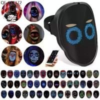 ราคา LED Mask 2000mAh Rechargeable Face Transforming LED Mask with Gesture Sensing App Controlled Light UP Mask Customizable (1735556736153322691)