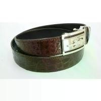 ราคา On time เข็มขัดหนังท้องกลมหนังจระเข้แท้ (1732614916919952889)