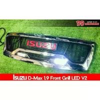 ราคา แนะนำ กระจังหน้า Isuzu Dmax 2018 1.9 Blue Power ลาย v2 มีไฟ LED สีชุป รวม logo แดง (1735545691088651463)