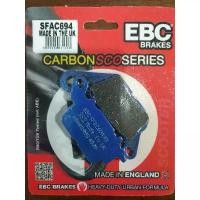 ราคา ผ้าเบรค EBC Brakes รุ่น Carbon / ผ้าเบรคหน้า Yamaha Grand filano, Aerox, Nmax, Fino125, Qbix (1735535166364878237)
