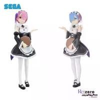 ราคา Authentic Sega figures Re:Zero - Starting Life in Another World, Ram and Rem models, new collectibles in box, complete with box. (1734949729198376509)
