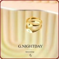 ราคา ✴G.NIGHTDAY - You stole my heart แหวนสีทอง ทรงเก๋ เพิ่มดีเทลหน้าเป็นหัวใจ สามารถสลักอักษรแทนใจได้ (แหวนหัวใจ)☜COD TH (1735557487622457205)