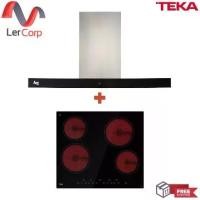 ราคา [0% 10 เดือน] (TEKA) เตาเซรามิค 4 หัวเตา 60 ซม. VE 4 + เครื่องดูดควัน 90 ซม. LDH TC 90 (1729828475035945180)