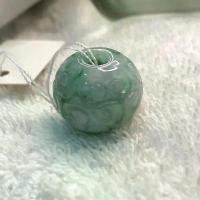 ราคา จี้หยก เม็ดกลมแกะสลักลาย มงคลโชคลาภเจริญรุ่งเรือง หยกพม่า jadeite A (1733994789970805838)