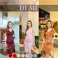 ราคา ชุดไปงานแต่ง ชุดราตรี ชุดออกงาน ชุดเดรสออกงาน เดรสสั้น DEMI แขนผูก เซ็กซี่ ชุดเดรส งานแต่งงาน Dress (1732788459223615106)