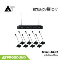 ราคา SOUNDVISION DWC-800 ชุดไมค์ประชุมดิจิตอลไร้สาย 8 แชนแนล AT Prosound (1733932418352907335)